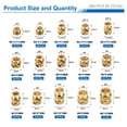 thumbnail image 2 of 360Pack M2 M2.5 M3 M4 M5 M6 Metric Threaded Inserts Brass Heat Set Insert Knurled Nuts Assortment Kit, 3D Printing Brass Nuts Female Threaded Inserts Nuts, 2 of 7