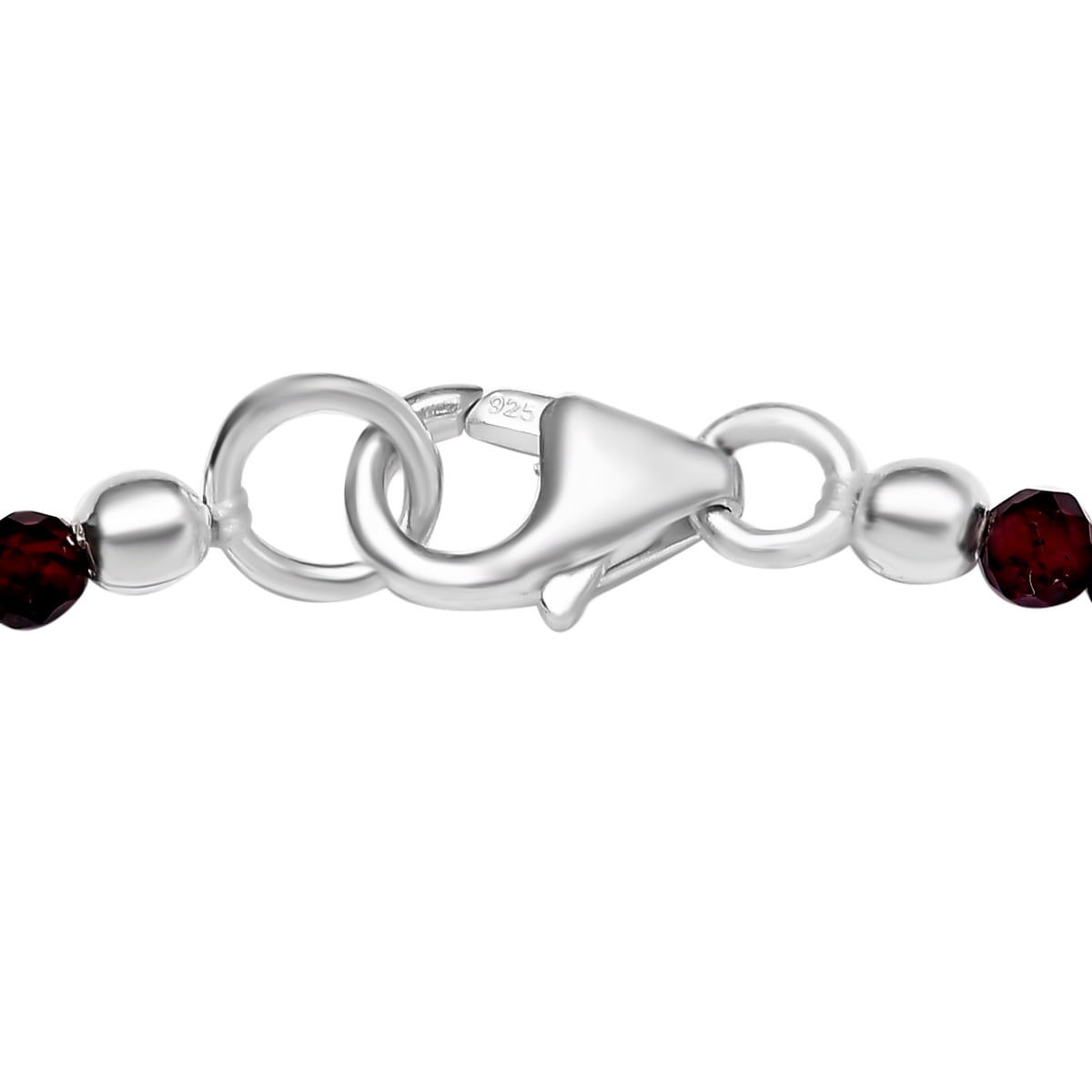 Colorful Bracelet in Sterling Silver - Multicolor Gemstone Bracelets for Women -  Birthstone Jewelry Birthday Christmas Gifts Size - 7.25 Inches