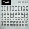 thumbnail image 6 of CAP Barbell 8lb Cast Iron Hex Dumbbell, Single, 6 of 6