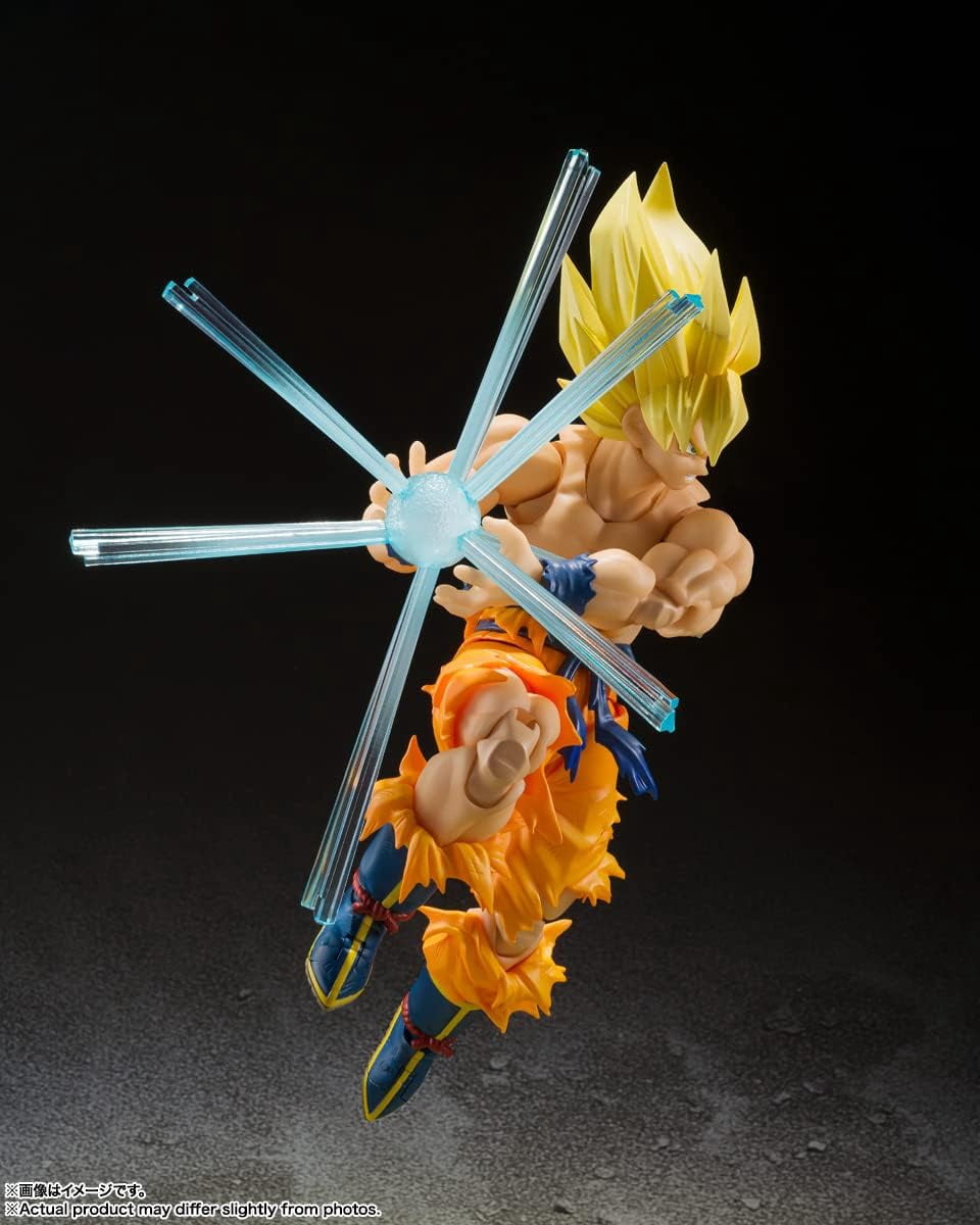 Bandai Spirits Dragon Ball Z S.H.Figuarts Son Goku: Legendary Super Saiyan Action Figure (6")