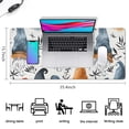 thumbnail image 5 of Long Mouse Pads for Desk,Multicolor Christmas Gnome Pattern Desk Mats on Top Of Desks, Desk Mouse Pad Extra Large with 3mm Non-Slip Base and Stitched Edge for Gaming,Office,Work,Home 35.4x15.7in, 5 of 5