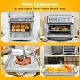thumbnail image 5 of Air Fryer Tray Replacement for Cuisinart TOA-95 Toaster Air Fryer Convection Oven, 14.5*11.6'' Non-stick Mesh Air Fryer Stainless Steel Basket Wire Rack Accessories Parts, Dishwasher Safe, 5 of 7