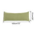 thumbnail image 5 of Unique Bargains Microfiber Solid Long Body Pillowcases, 2-Pack Sage 20" x 72", 5 of 6