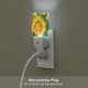 thumbnail image 5 of Fotbe Vibrant Sunflower Painting Luz Nocturna LED, Luz de Noche con Sensor de Luz Natural de Anochecer a Amanecer, Se Enchufa a la Pared, Blanco Cálido 0.5W-EU, 5 of 7