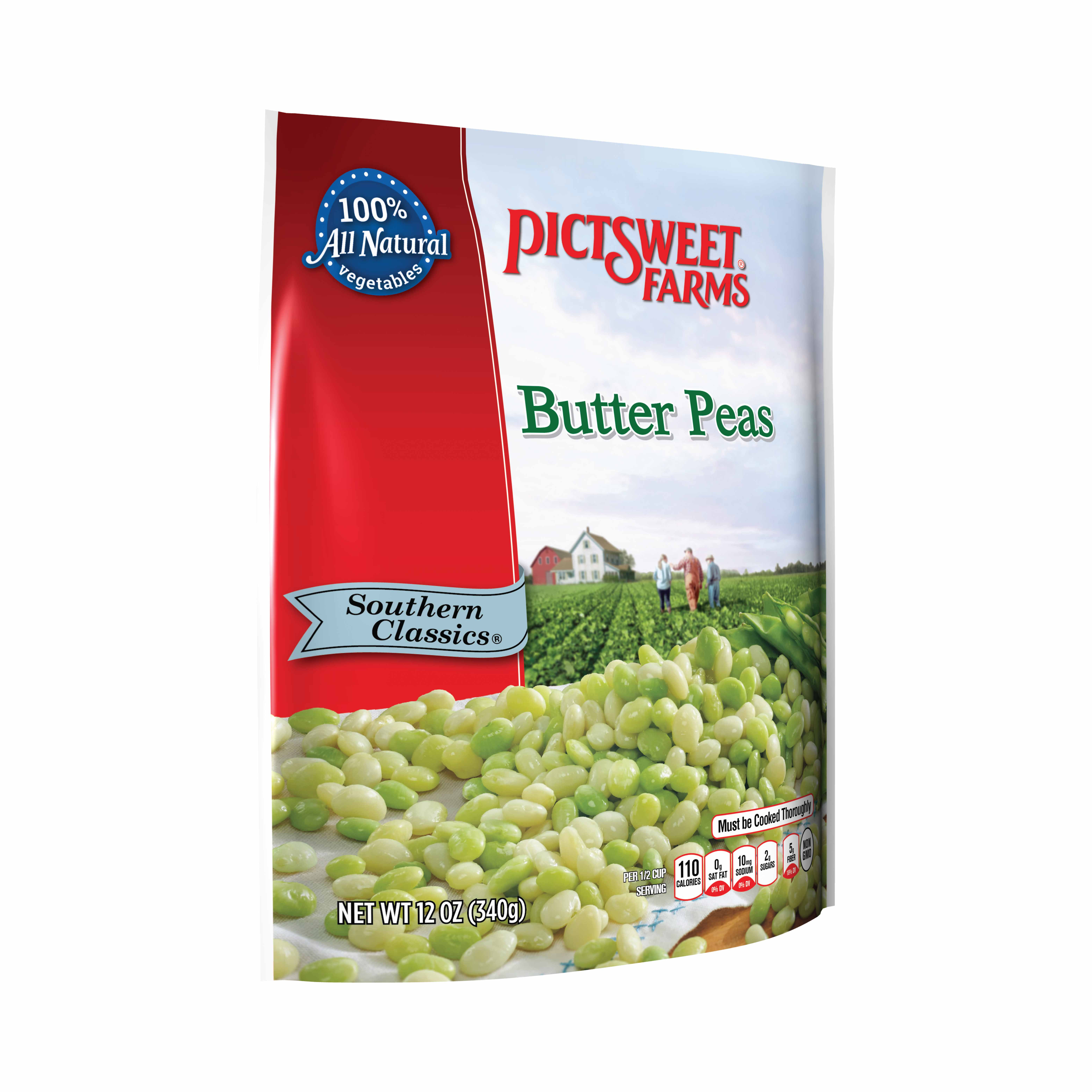 Pictsweet Farms Frozen Butter Peas, Southern Classics, 12 oz
