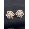 thumbnail image 4 of 1.75 Carats Round Brilliant Cut Natural Diamonds Stud Earrings In Hallmark 14K Rose Gold, 4 of 12