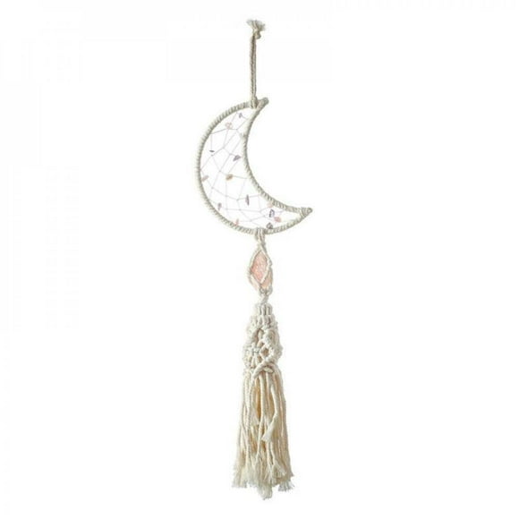 Shop Clearance! Boho Decor with Crystal Stone Moon for Bedroom Bohemian Home Decor Wedding Ornament Craft Gift