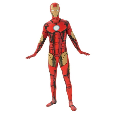 Mens Iron Man Second Skin Halloween Costume