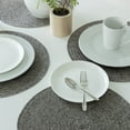 thumbnail image 5 of Mainstays Lava Polyester Round Table Placemat Graphite 15" Round, 5 of 7