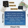 thumbnail image 5 of Dad Wallet Card Father's Day Gifts from Son Daughter Metal Engraved Wallet Card Inserts Birthday Christmas Presents for Papa Daddy-Heroes For Girls Blue 04, 5 of 5
