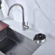 thumbnail image 4 of Enjuagador de vidrio para fregaderos de cocina, Lavador de taza de acero inoxidable, Enjuagador de taza de fregadero de cocina, Accesorios de fregadero de cocina, Limpiador de taza, Lavador de vi, 4 of 5