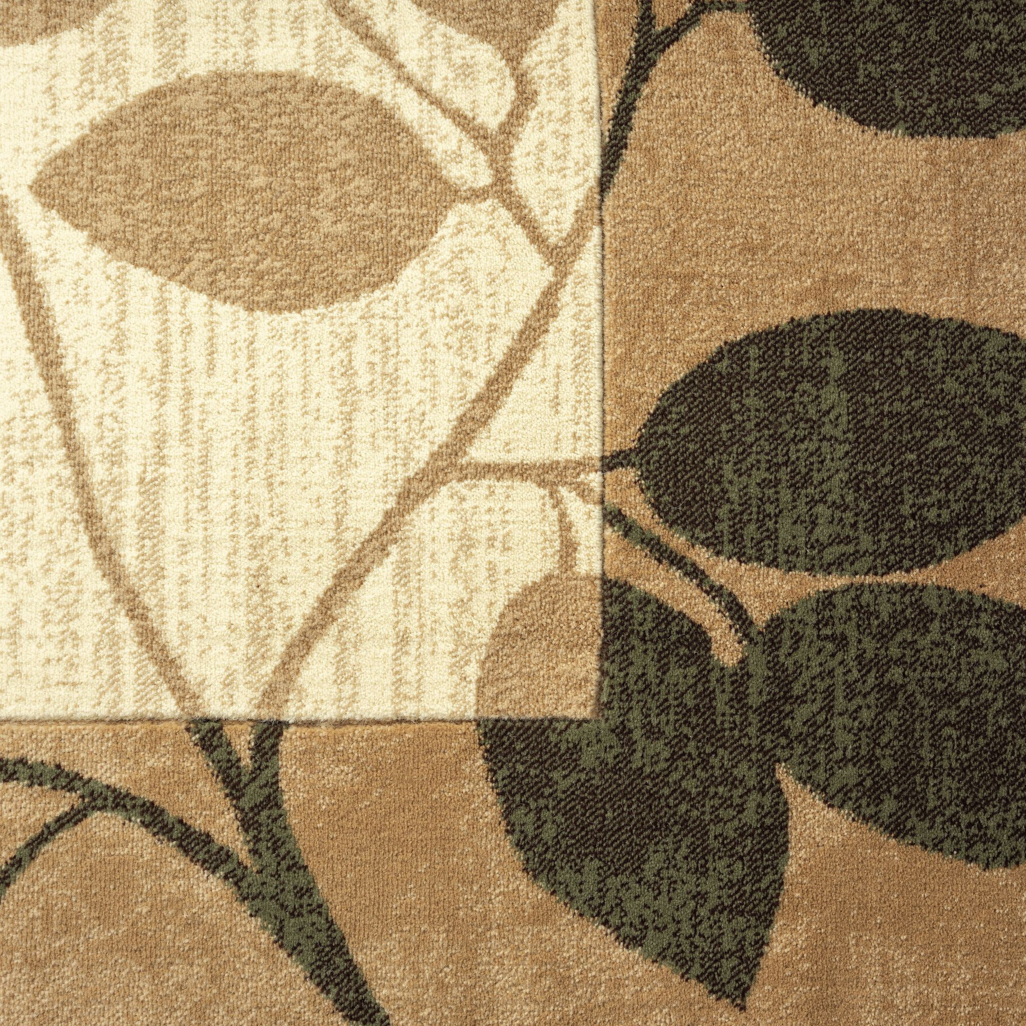 Home Dynamix Tribeca Slade Contemporary Abstract Runner Area Rug, Brown/Green