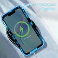 thumbnail image 3 of Casetego for iPhone 16e Case,iPhone 17e Case,Glow in The Dark Cute Fashion Blue Crystal Butterfly,Heavy Duty Shockproof Protective Stylish Phone Case for Women Girls Gifts,Blue Butterfly, 3 of 9