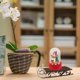 thumbnail image 2 of Decoración de mini trineo de estilo simple adorno de escritorio con temas de escritorio decoración de árboles de navidad, 2 of 7