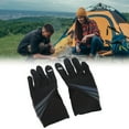thumbnail image 4 of Guante de ciclismo con pantalla táctilguantes térmicos de invierno cómodos a prueba de vientointerior de felpa epoxi con huella dactilar para correr, 4 of 8