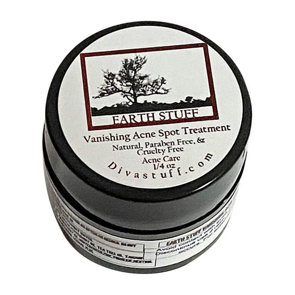 Earth Stuff Vanishing Acne Spot Cream Treatment by Diva Stuff 1/4 oz