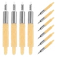 thumbnail image 1 of KAKOWELY 10pcs Refillable Mark Pen Replacement Nibs For Writing, Drawing, And Marking - Compatible With Various Writing Devices And Fountain Pens,0.98X"X0.08"X0.08", 1 of 5
