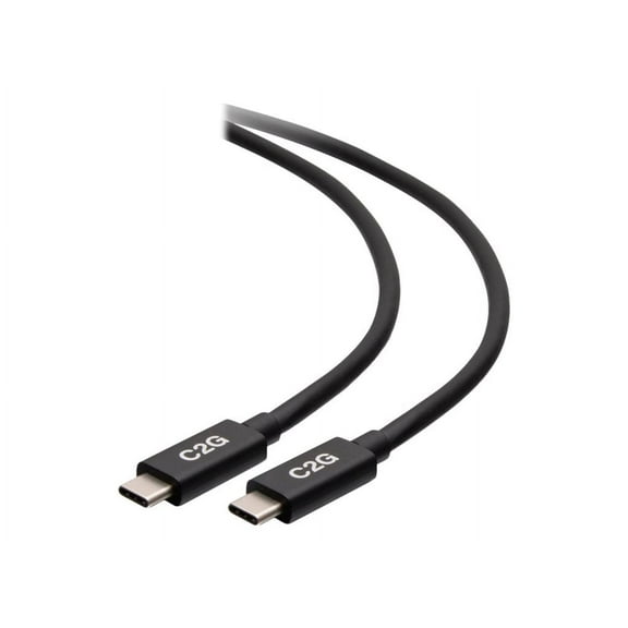 C2G C2G28878 3.3 ft. 20V 5A USB-C Male to USB-C Male Cable with USB4 40Gbps