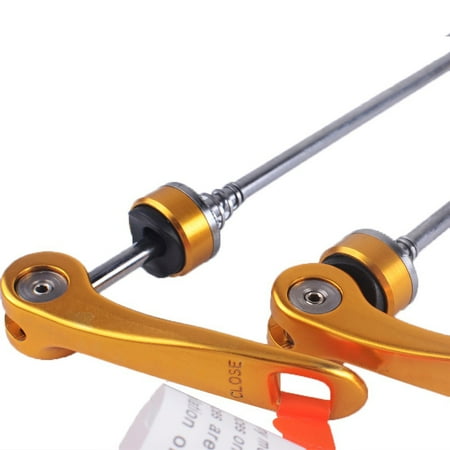 Bicycle Wheel Skewers ZTTO 1 Pair of Mountain Road Bike Wheel Set Ultralight Quick Release Skewers with Aluminum Alloy Accessories Parts of Bicycle ()