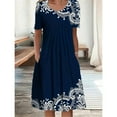 thumbnail image 2 of Plus Size Fashion Elegant Women Dress Loose Casual Dress Women Dress New Temperament, 2 of 8