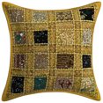DK Homewares Ethnic Decorative Toss Throw Pillow Covers 16 Inch Cotton