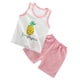 thumbnail image 4 of Ropa para , chaleco, tops, pantalones cortos, 2 piezas, conjunto de de bebé 55 Salvador Traje de pantalones cortos de chaleco para niños, 4 of 6