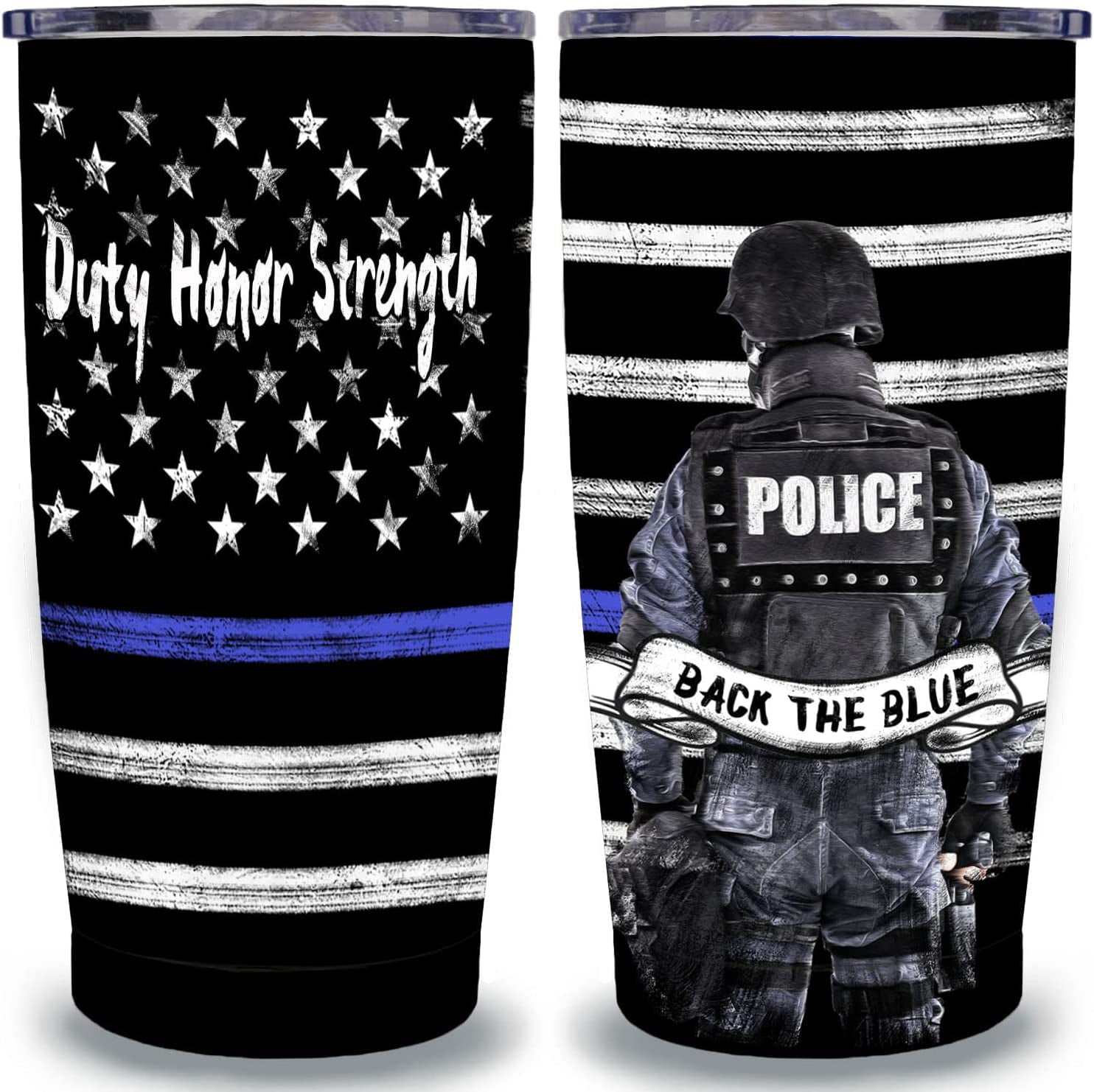 Veteran Definition Vacuum Insulated Tumbler Blue 20 oz Patriotic Retired  American Military Remembrance Patriotism Appreciation Stainless Steel With