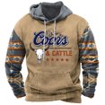 thumbnail image 1 of MHFRRA Sudadera con Capucha Vintage Estilo Western para Hombre, con Estampado Digital, Estilo Urbano y Deportivo Azul, 1 of 2