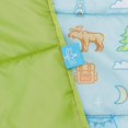 thumbnail image 2 of Firefly! Outdoor Gear Youth Rectangular Camp Blanket - Green (60 in. x 40 in.), 2 of 14