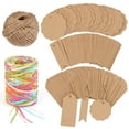 thumbnail image 2 of Coofit 262ft Raffia Ribbon Decorative Paper Ribbon with 150 Gift Tag & 98ft Hemp Rope, 2 of 10