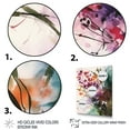 thumbnail image 3 of Designart "Purple And White Flowers Bouquet Interpretation II" Floral Bouquet Wall Art For Kitchen, 3 of 5