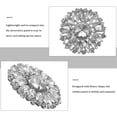 thumbnail image 4 of Flower Shape Clothes Decor DIY Hat Clothes Patch Shoes Decorative Rhinestone Patch, 4 of 9