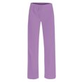 thumbnail image 3 of ZACPNCV Girls Wide Leg Yoga Pants Elastic High Waist Athletic Outdoor Trousers Loose Fit Workout Trousers Purple 5-6 Years, 3 of 4
