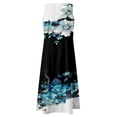 thumbnail image 4 of Femmes Robe Mignonne Robes Courtes Femmes Été Sans Manches Décontractée Robe Colorée Imprimé Poche Plage Vacances Robe Adulte Vêtements Féminins Ciel Bleu Taille L, 4 of 6