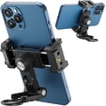 thumbnail image 1 of Phone Tripod Mount Holder, Adjustable Stand with Cold Shoe for Vertical or Horizontal Use, 1 of 4