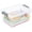 1 Pack-17QT-N, variant on 17 QT Plastic Storage Bins Clear Storage Box with Lids Multipurpose Stackable Storage Containers for Organizing Tool, Craft, Crayon