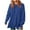 Blue, variant on VEKDONE Womens Crewneck Sweatshirts Oversized Loose Fit Pullover Sweatshirt Drop Shoulder Sleeve Blouse Fall Fashion Long Tops