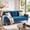 Blue, variant on 70" Sofa, 3 Seater Sofa with Extra Deep Seats, Lofka Comfy Upholstered Big Loveseat Couch for Living Room, 2 Pillows, Gray Couch