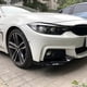 thumbnail image 4 of For 4-Series F32 F33 F36 2014-2020 Front Bumper Lip Angle Diffuser Splitter Spoiler Protector Brigh, 4 of 5