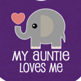 thumbnail image 4 of Inktastic My Auntie Loves Me Niece Boys or Girls Baby Bib, 4 of 4