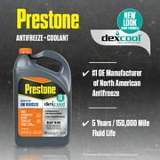 Prestone DEX-COOL Antifreeze+Coolant for GM Vehicles; Extended Life -1 gal- Ready to Use, 50/50