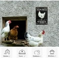 thumbnail image 5 of Chicken Coop Signs, Farm Decor for Country Cottage, Kitchen, 12x8 Inches Aluminum Metal Wall Sign - The Fluffy Butt Hut, 5 of 6