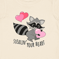 thumbnail image 4 of Inktastic Stealin' Your Heart Cute Raccoon Boys or Girls Baby T-Shirt, 4 of 5