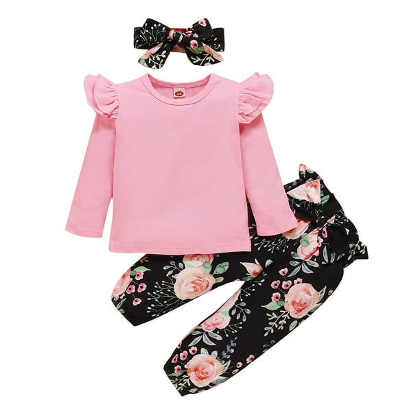 12 Months Baby Girls Clothes 18 Months Girls 3PCS Fall Winter Clothing