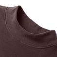 thumbnail image 5 of Frnrwgo Long Sleeve Shirts for Men Heavyweight Thermal Base Layer Mock Neck Solid Color Fall Winter, 5 of 10
