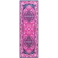 thumbnail image 2 of SAFAVIEH Bellagio Charlton Oriental Wool Runner Rug, Pink/Navy, 2'3" x 7', 2 of 8