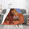 thumbnail image 2 of The Lion King Fleece Blanket Super Soft Cozy Throw Blanket Fuzzy Comfy Flannel Blanket Warm Plush Blankets And Throws For Couch, Sofa, Bed 60"X50", 2 of 7