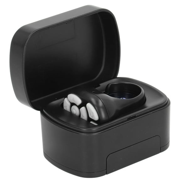 Finger Ring Remote Control, Remote Page Turner One Key Lock Screen with Charging Case for Home Black