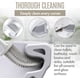 thumbnail image 3 of Escobilla de baño de silicona - Mango ergonómico para una limpieza sin esfuerzo - Complemento perfecto para los suministros de limpieza de su baño, 3 of 5