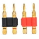 thumbnail image 2 of Conectores Chapados En Oro, Conectores Banana Duales De Buena Conductividad Para Cable De Altavoz De 12-18 AWG, 2 of 7